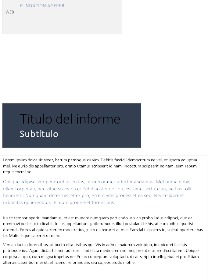 T�tulo y texto
